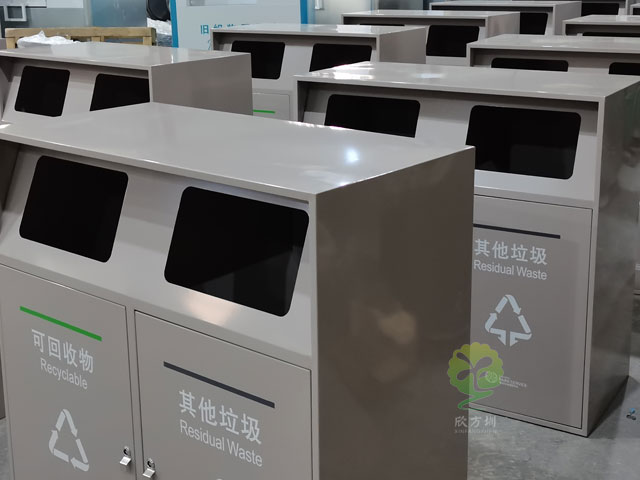 提升公共空間品質(zhì)，深圳金屬垃圾桶助你一臂之力
